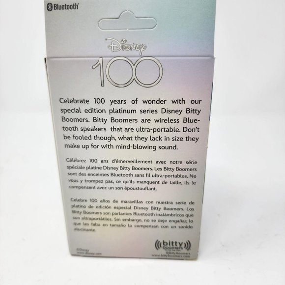 Disney 100 Minnie Mouse Bitty Boomers Mini Collectible Bluetooth Speaker New - Picture 2 of 10